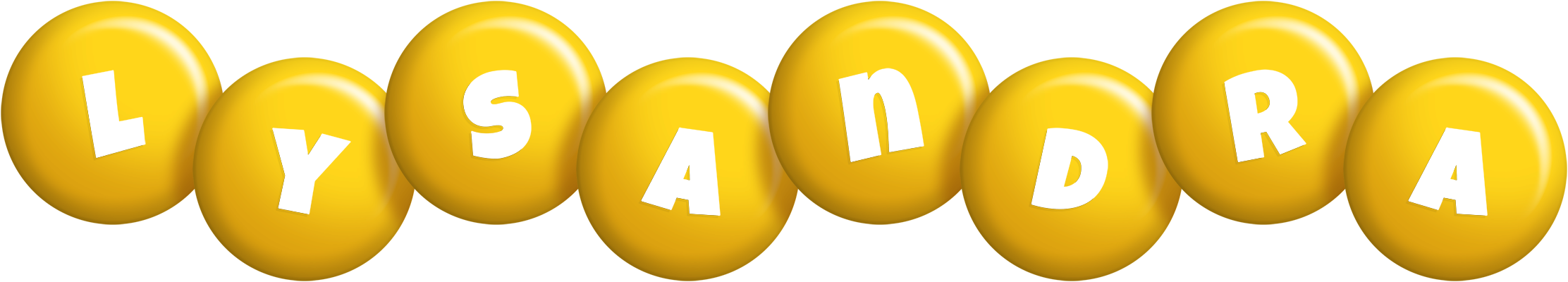 Lysandra candy-yellow logo