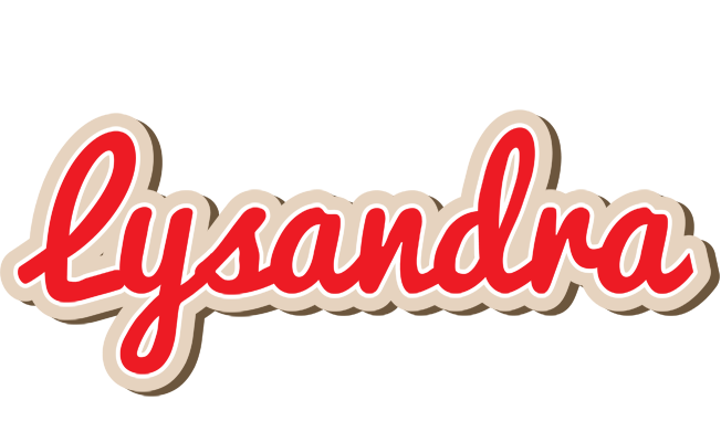 Lysandra chocolate logo