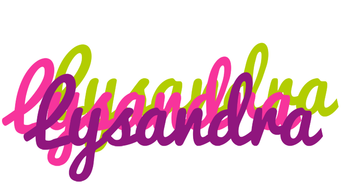 Lysandra flowers logo