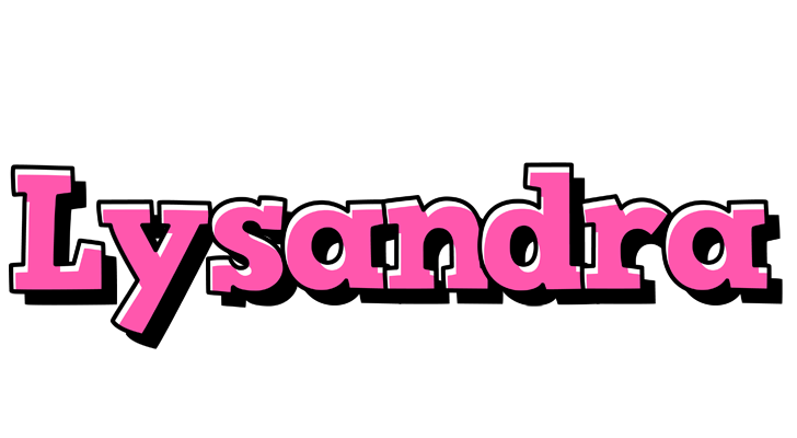 Lysandra girlish logo