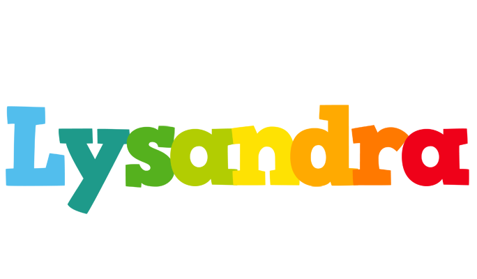 Lysandra rainbows logo
