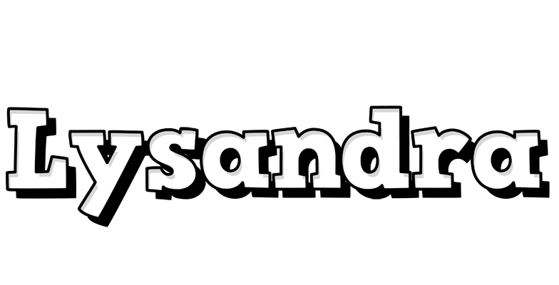 Lysandra snowing logo