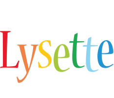 Lysette birthday logo