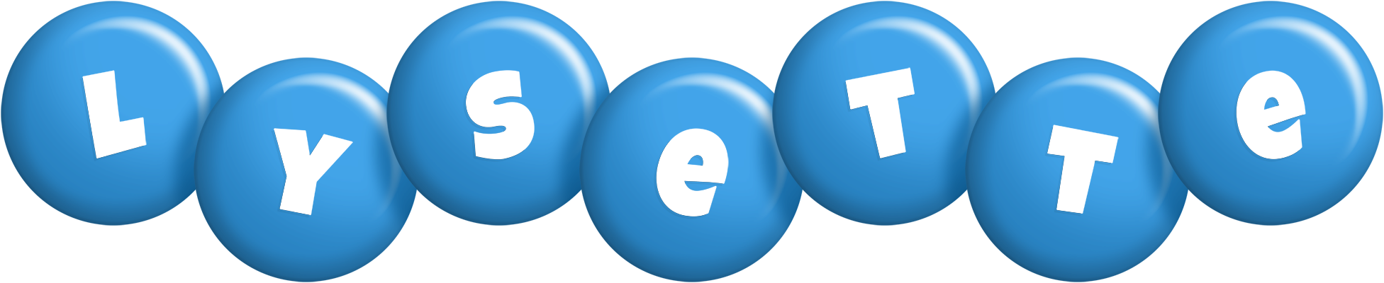 Lysette candy-blue logo