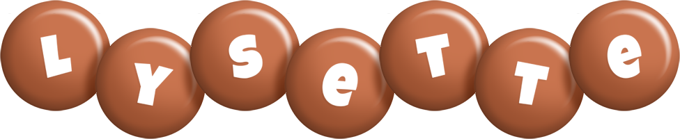 Lysette candy-brown logo