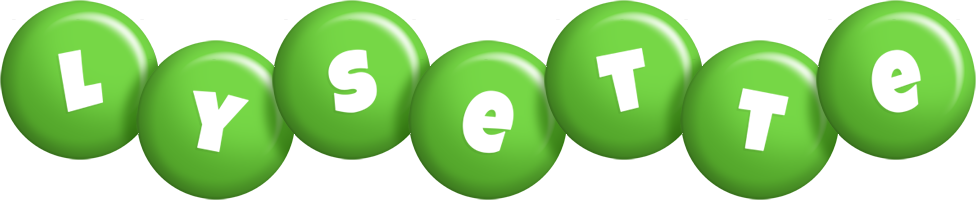 Lysette candy-green logo