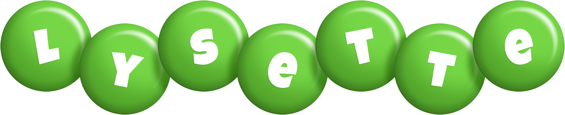 Lysette candy-green logo