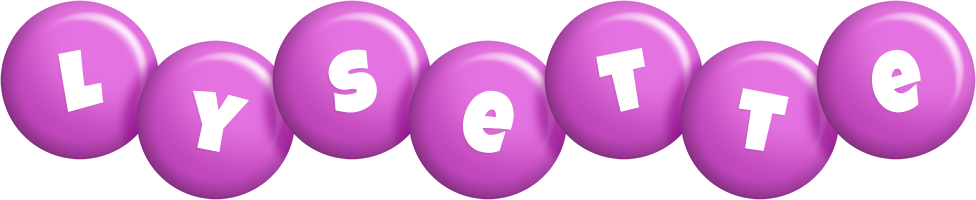 Lysette candy-purple logo