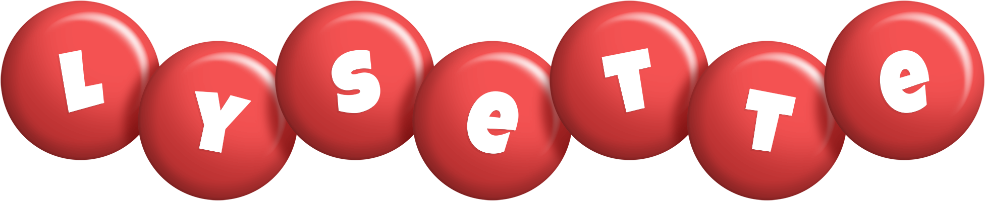 Lysette candy-red logo
