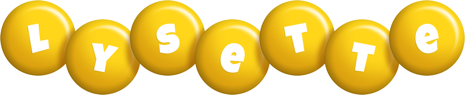 Lysette candy-yellow logo