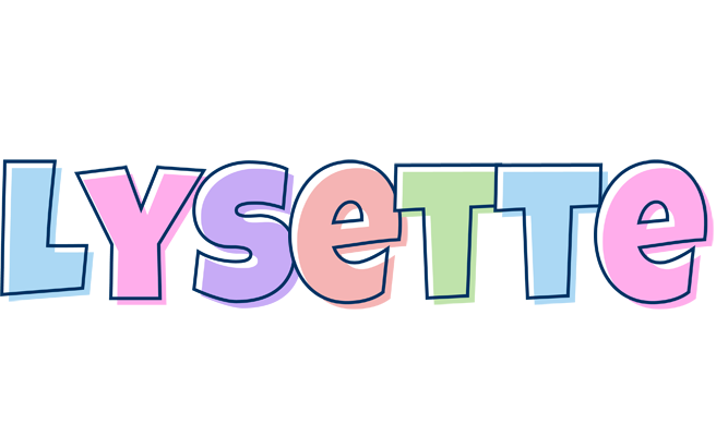 Lysette pastel logo