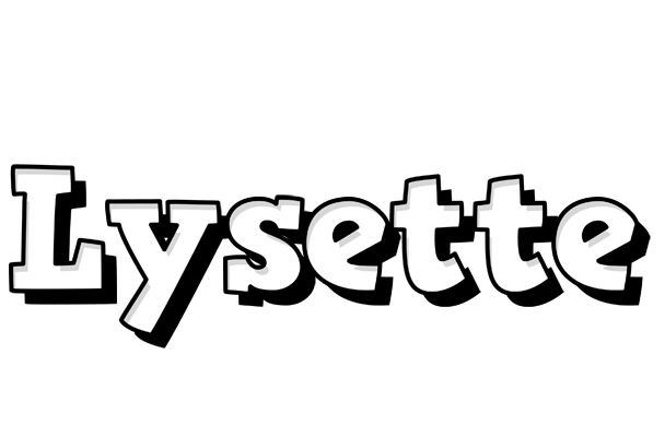 Lysette snowing logo