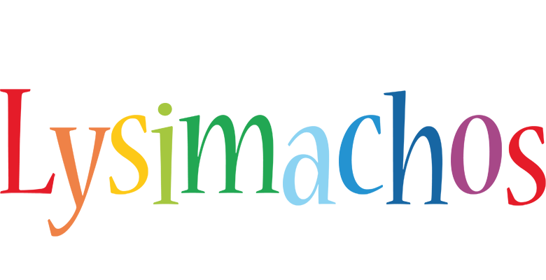 Lysimachos birthday logo