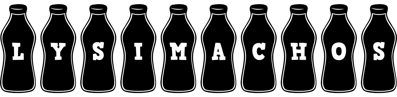 Lysimachos bottle logo