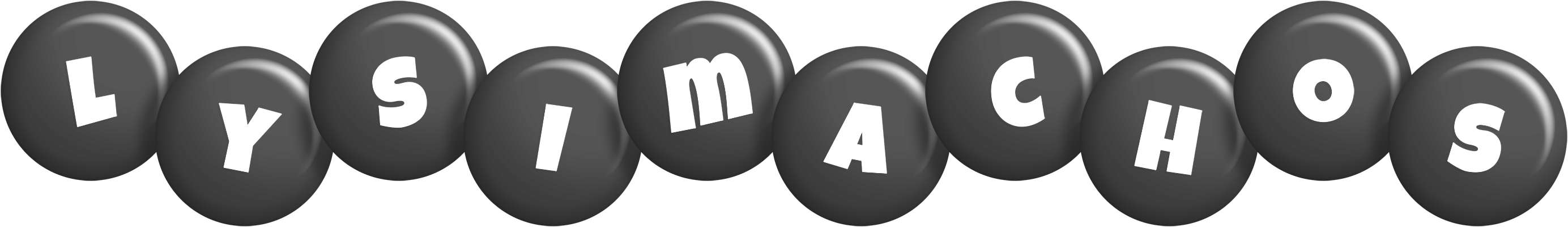 Lysimachos candy-black logo