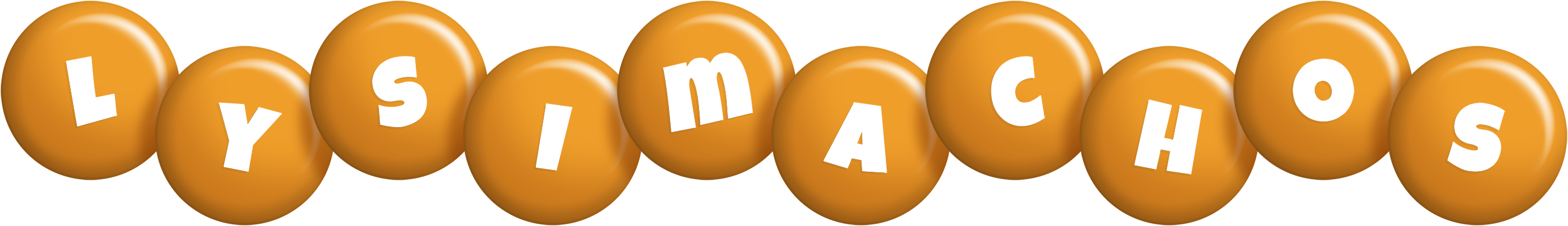 Lysimachos candy-orange logo