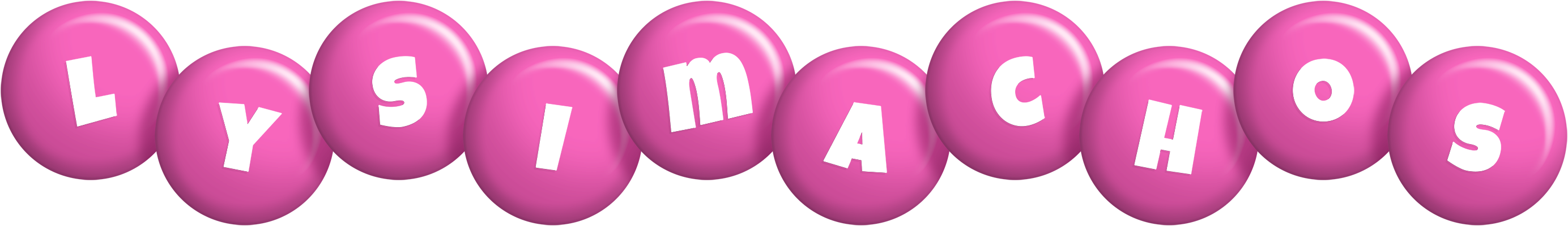 Lysimachos candy-pink logo