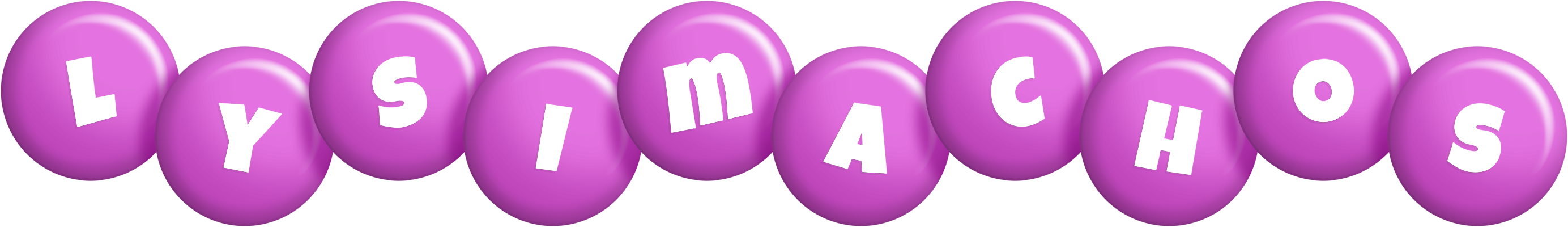 Lysimachos candy-purple logo