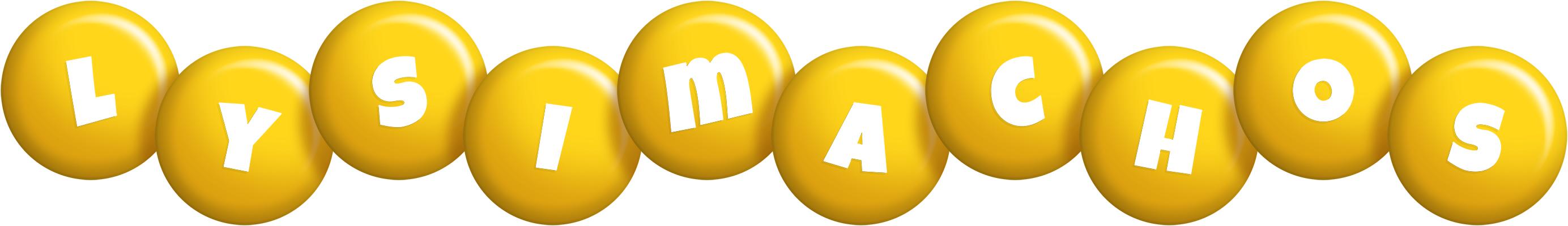 Lysimachos candy-yellow logo