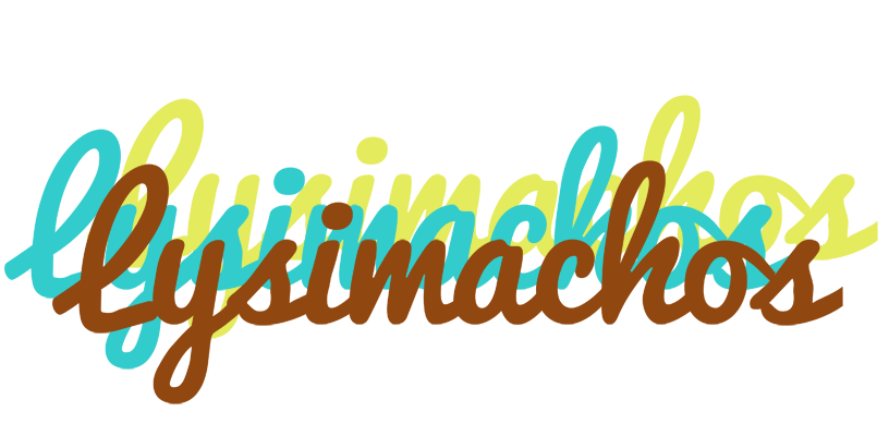 Lysimachos cupcake logo