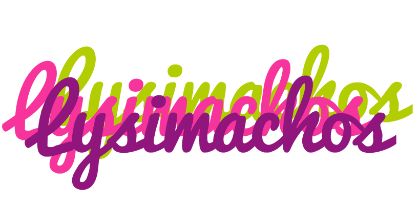 Lysimachos flowers logo