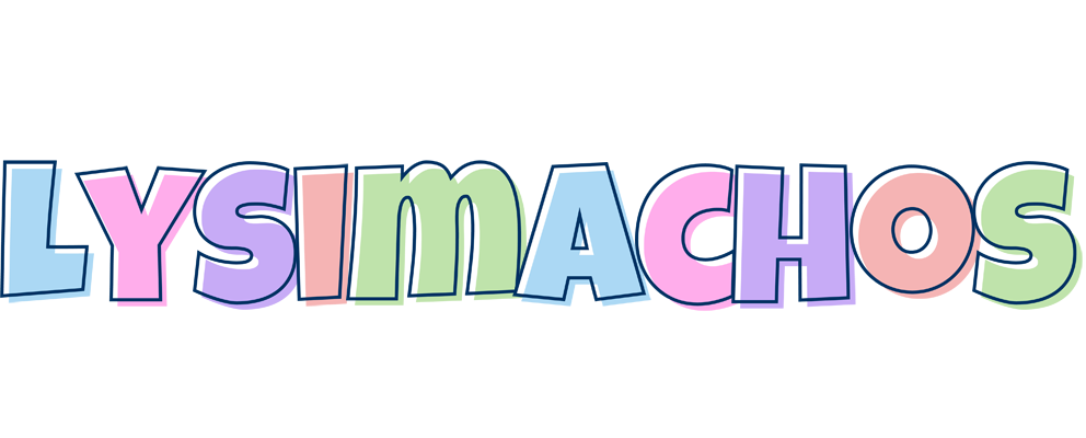 Lysimachos pastel logo