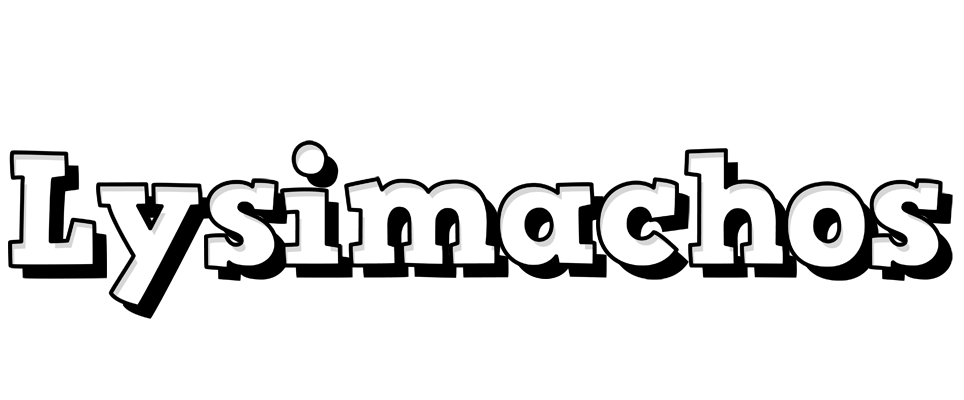 Lysimachos snowing logo