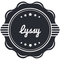 Lyssy badge logo