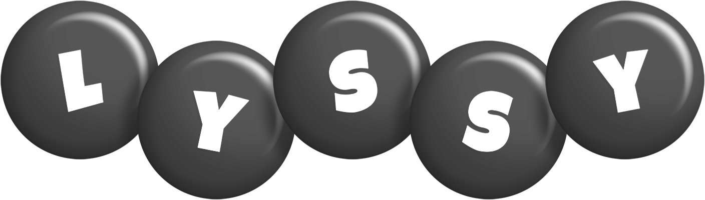Lyssy candy-black logo