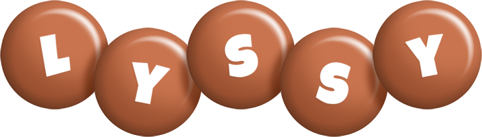 Lyssy candy-brown logo