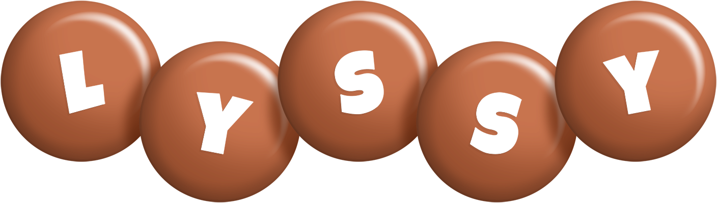 Lyssy candy-brown logo