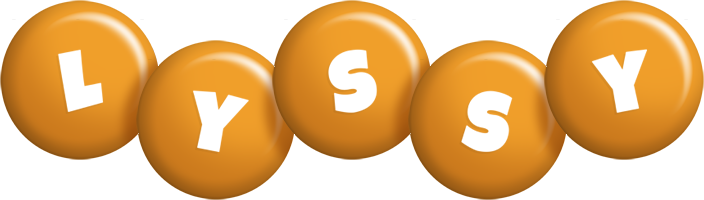 Lyssy candy-orange logo