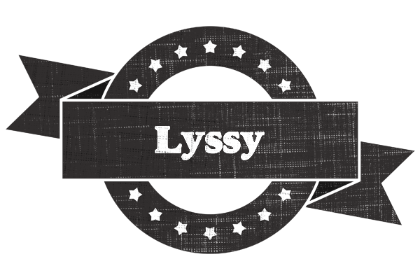 Lyssy grunge logo