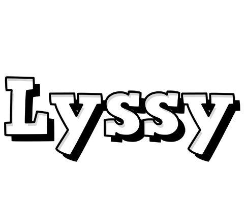 Lyssy snowing logo