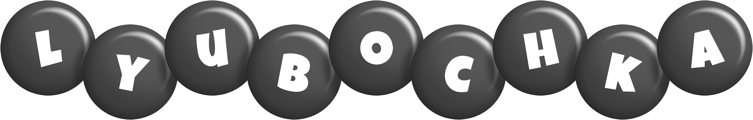Lyubochka candy-black logo