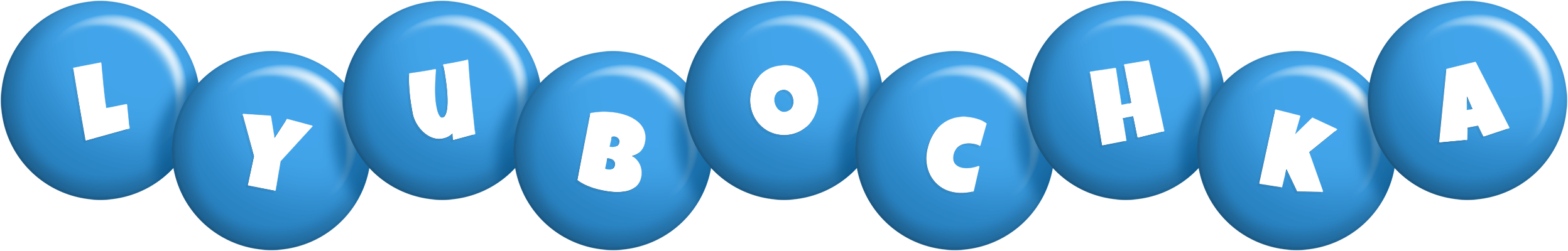 Lyubochka candy-blue logo