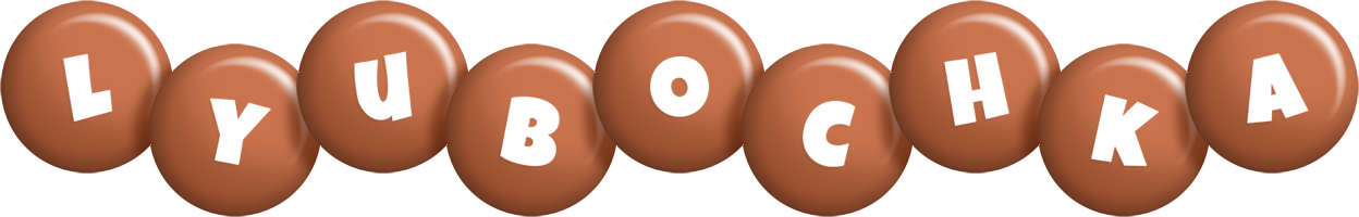 Lyubochka candy-brown logo