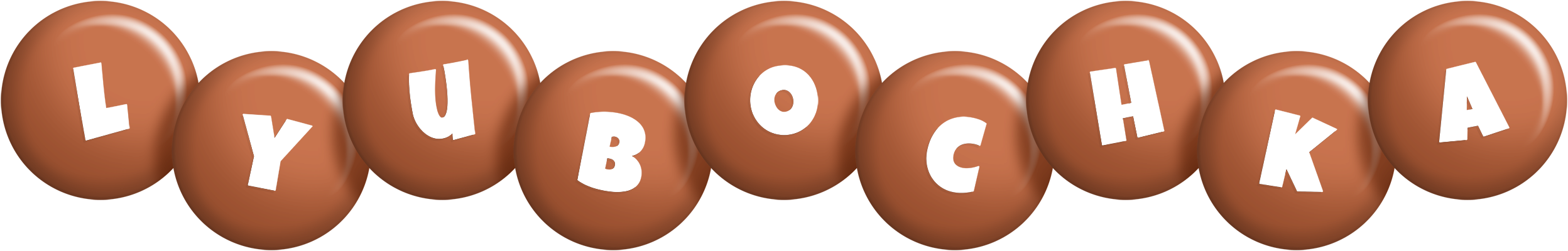 Lyubochka candy-brown logo