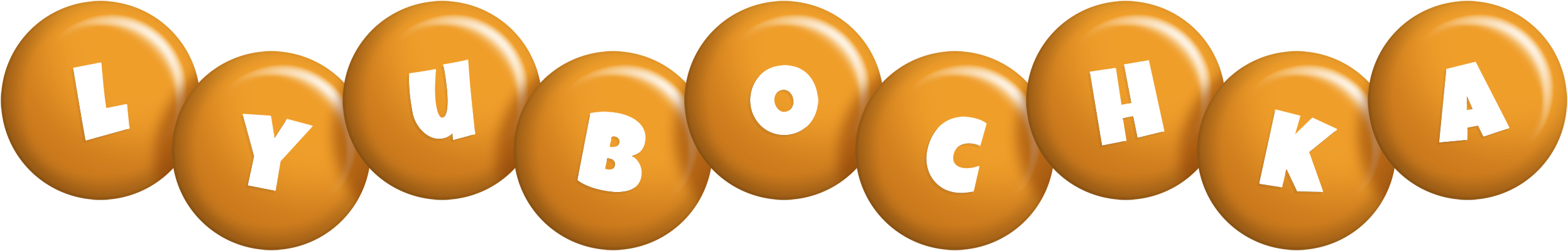 Lyubochka candy-orange logo