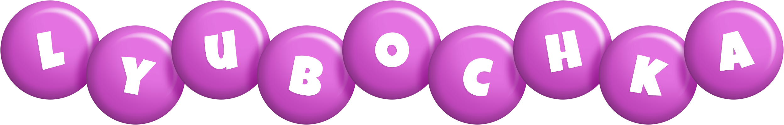 Lyubochka candy-purple logo