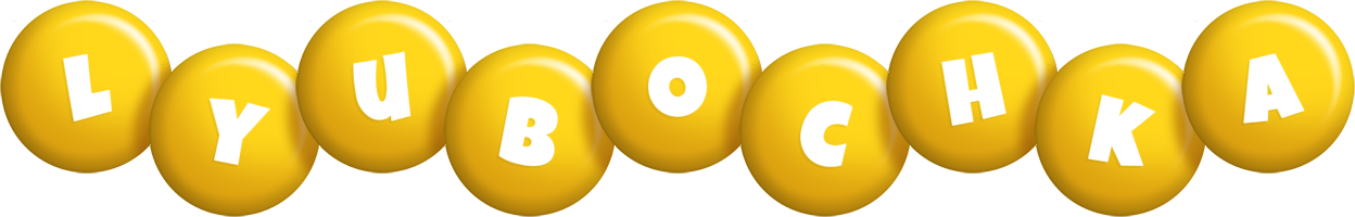 Lyubochka candy-yellow logo