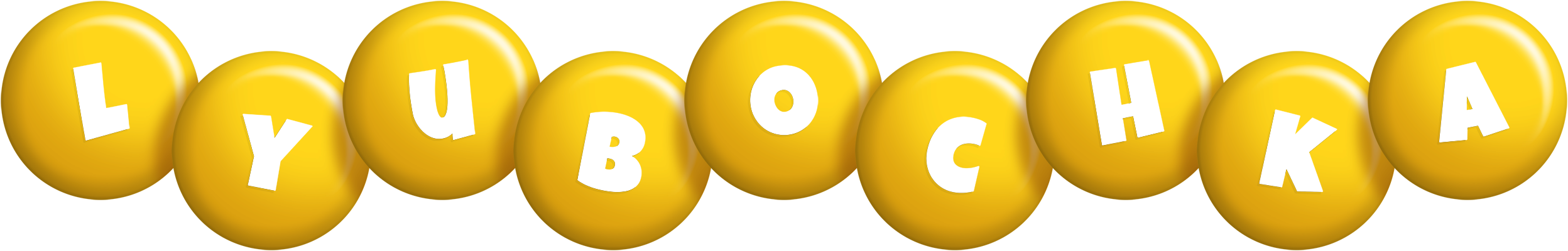 Lyubochka candy-yellow logo