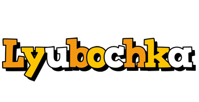 Lyubochka cartoon logo