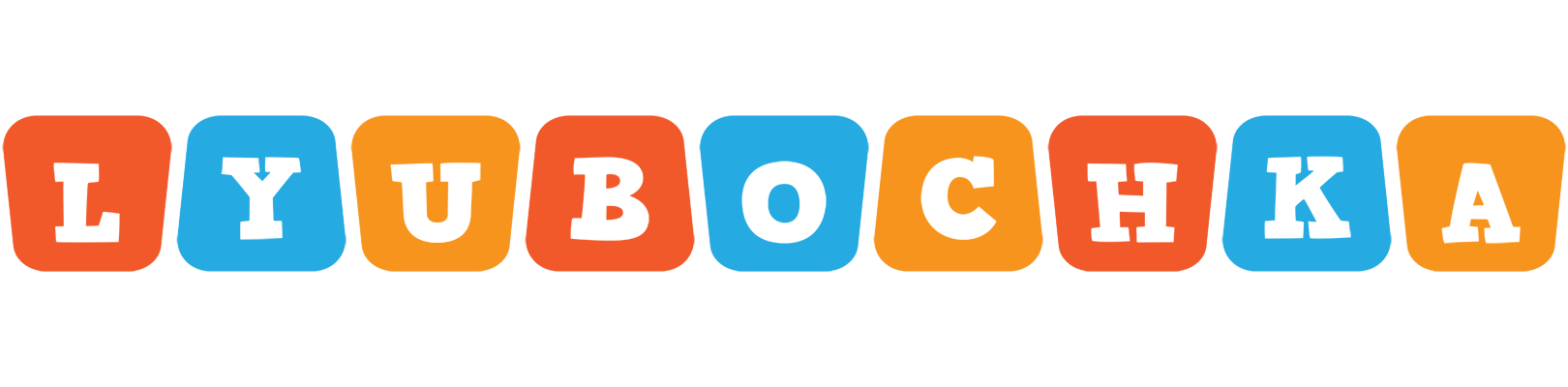 Lyubochka comics logo