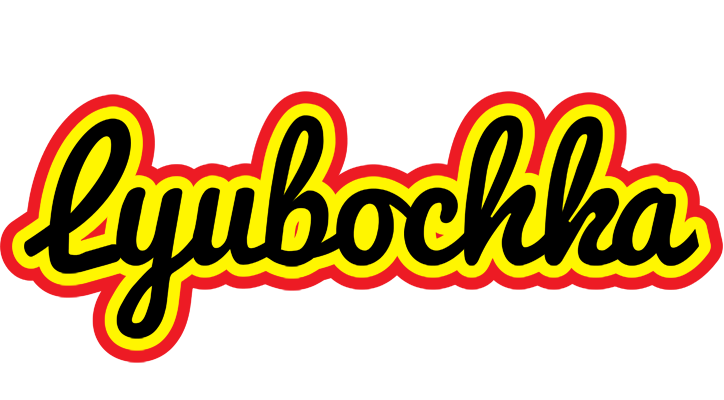 Lyubochka flaming logo