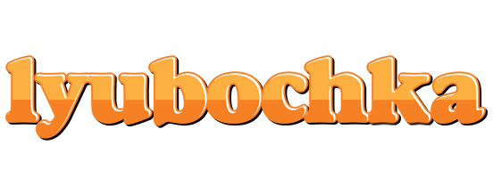 Lyubochka orange logo