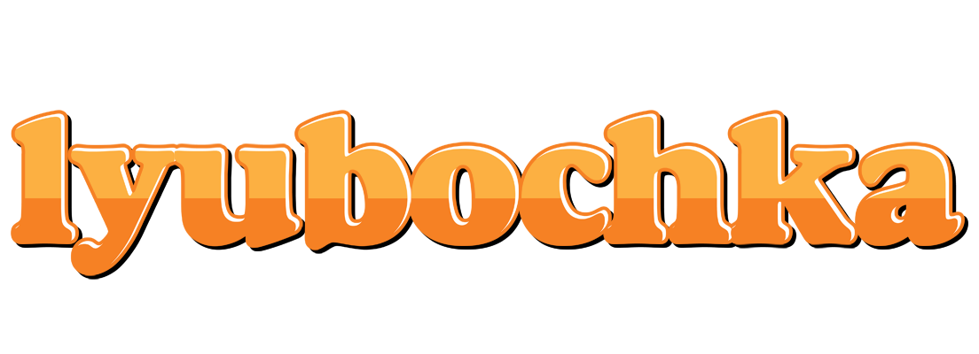 Lyubochka orange logo