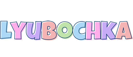 Lyubochka pastel logo