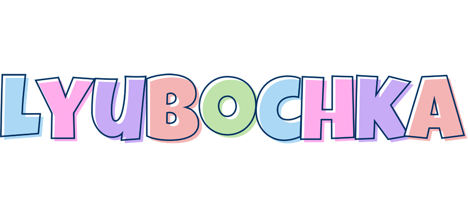 Lyubochka pastel logo
