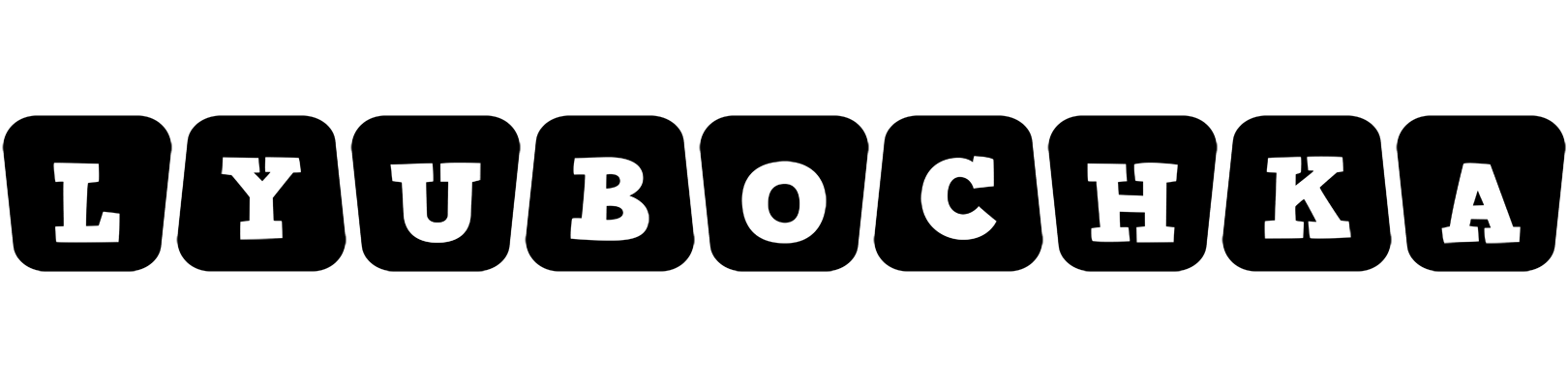 Lyubochka racing logo